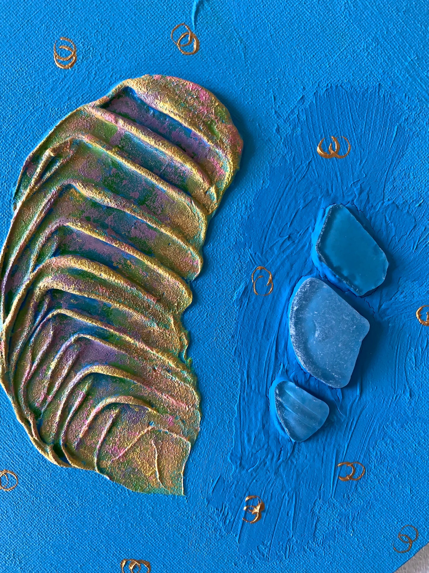 BLUE CIRCLE | ORIGINAL PAINTING