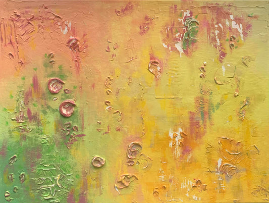 GOLDEN ROSE | ORIGINAL PAINTING