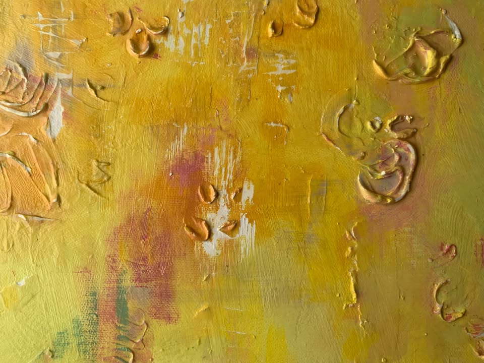 GOLDEN ROSE | ORIGINAL PAINTING