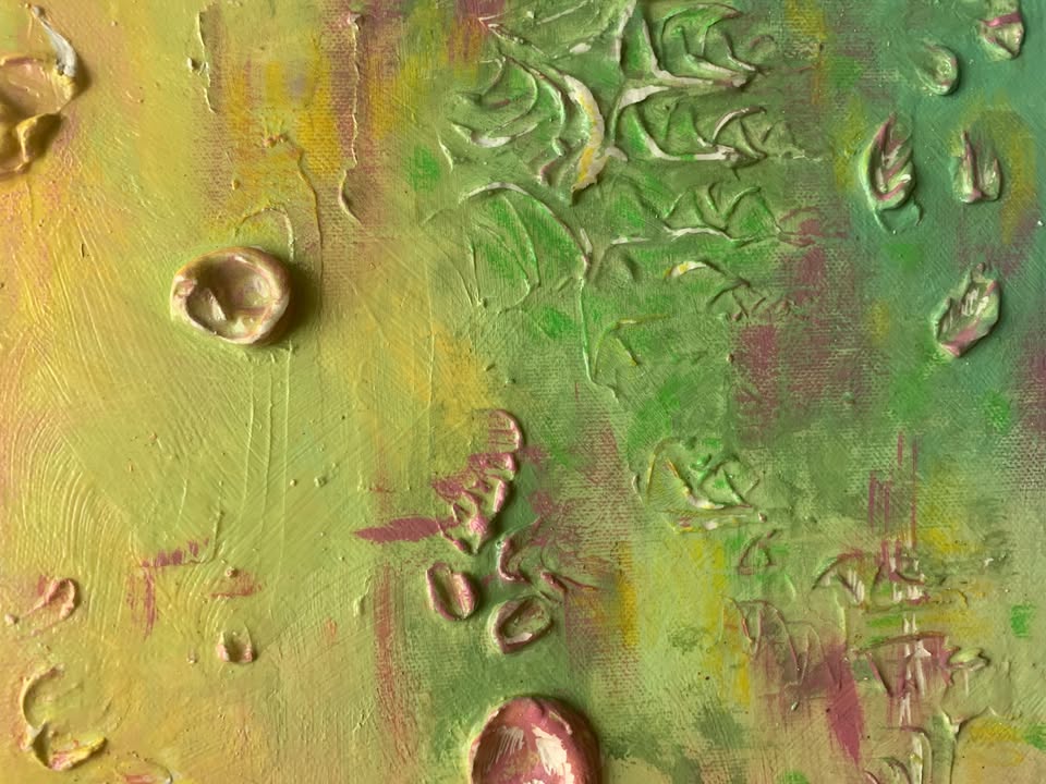 GOLDEN ROSE | ORIGINAL PAINTING