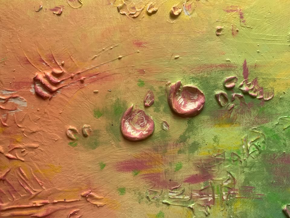 GOLDEN ROSE | ORIGINAL PAINTING