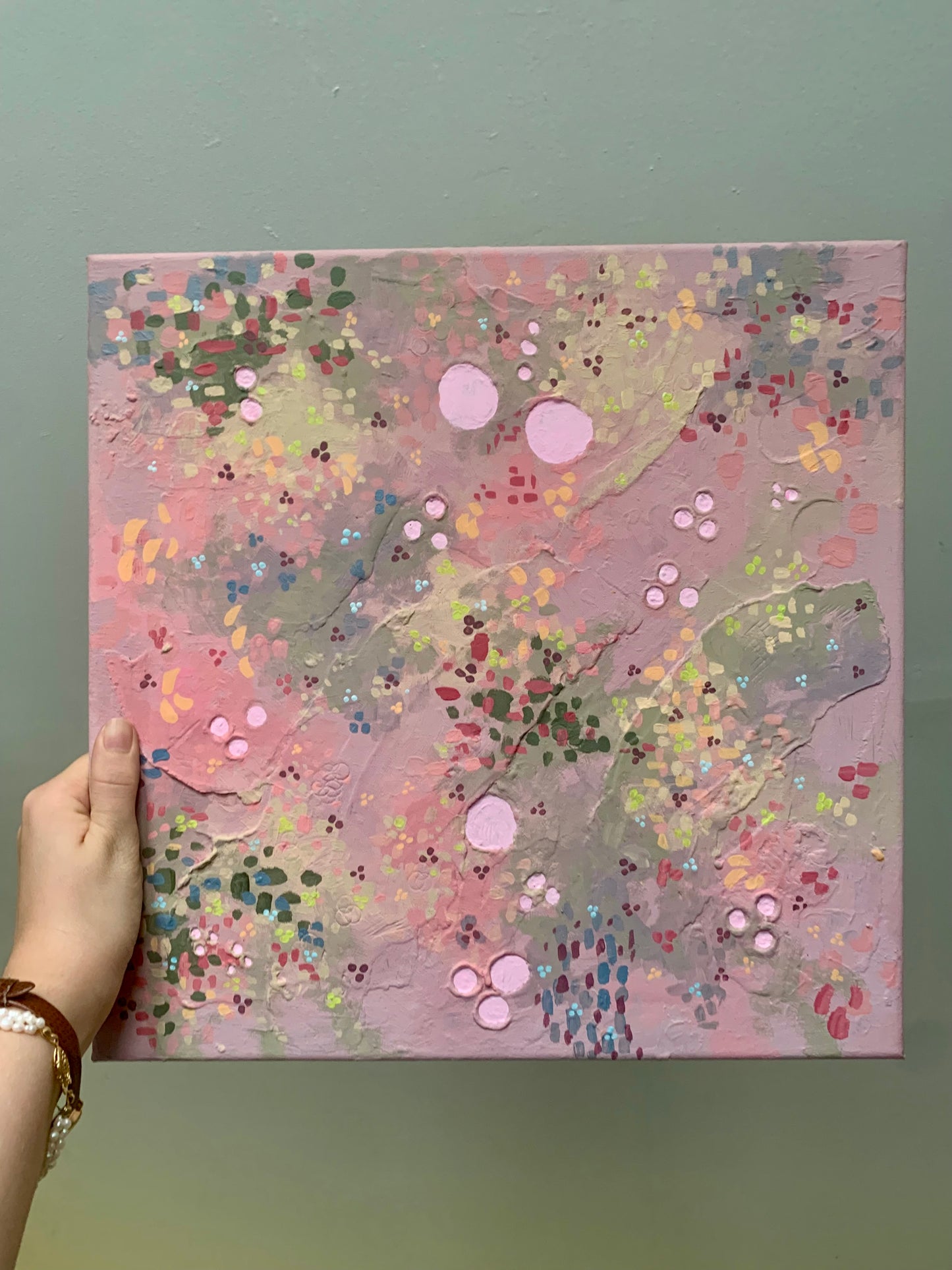 CHAMPAGNE CRADLE | ORIGINAL PAINTING