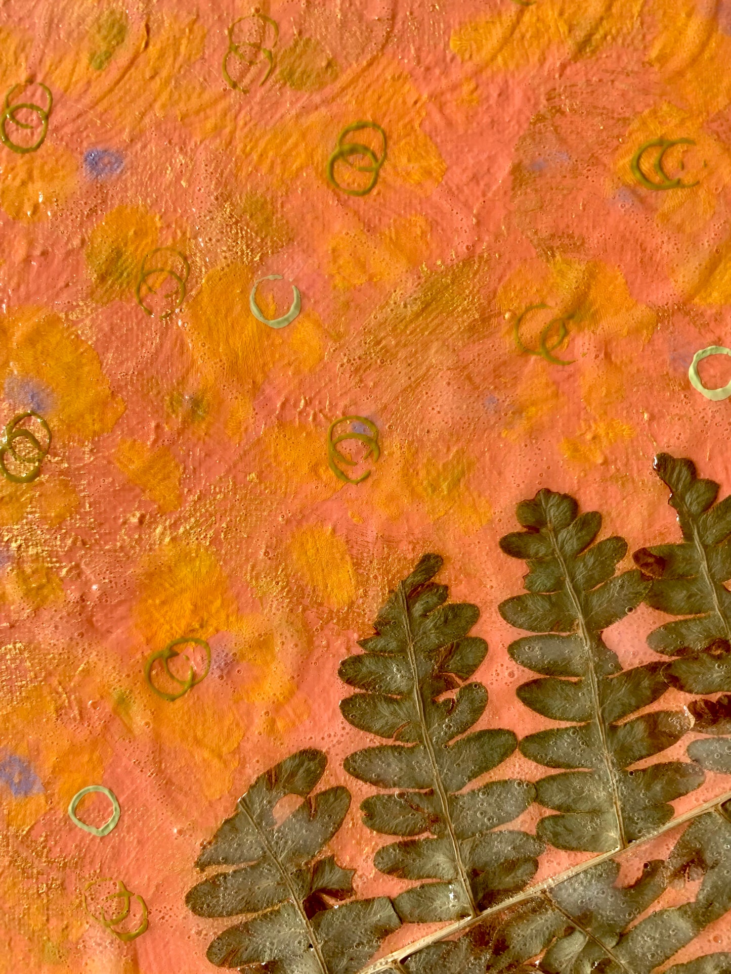 PRESSED FERN | ORIGINAL PAINTING
