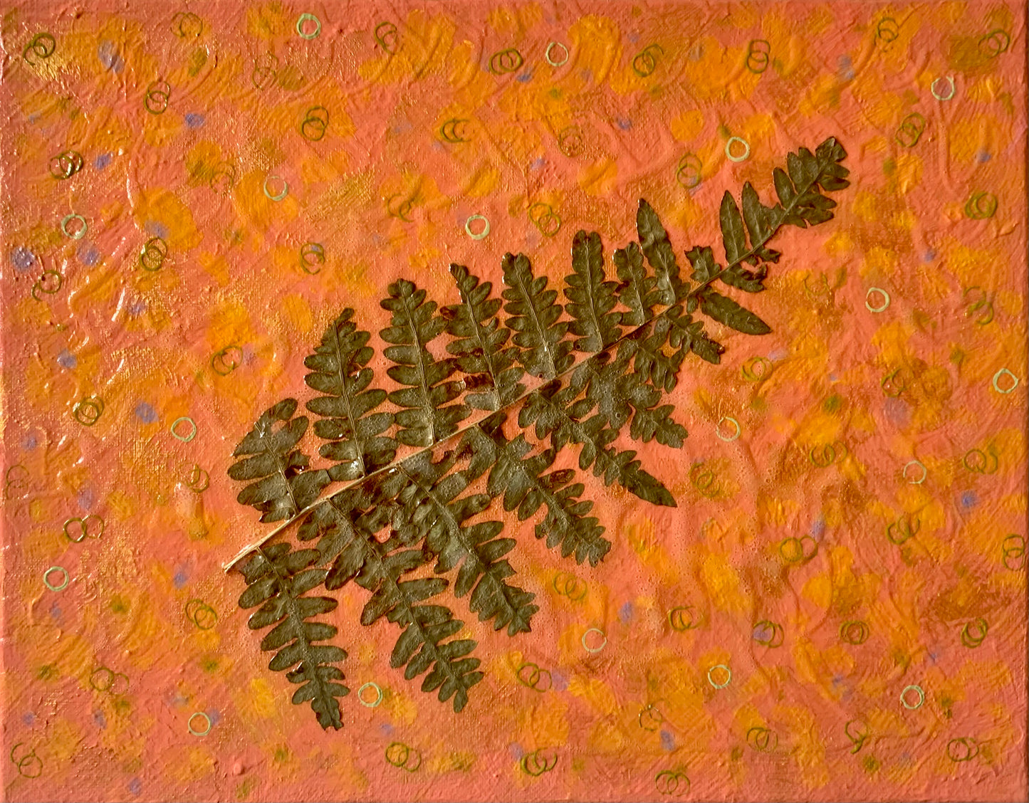 PRESSED FERN | ORIGINAL PAINTING