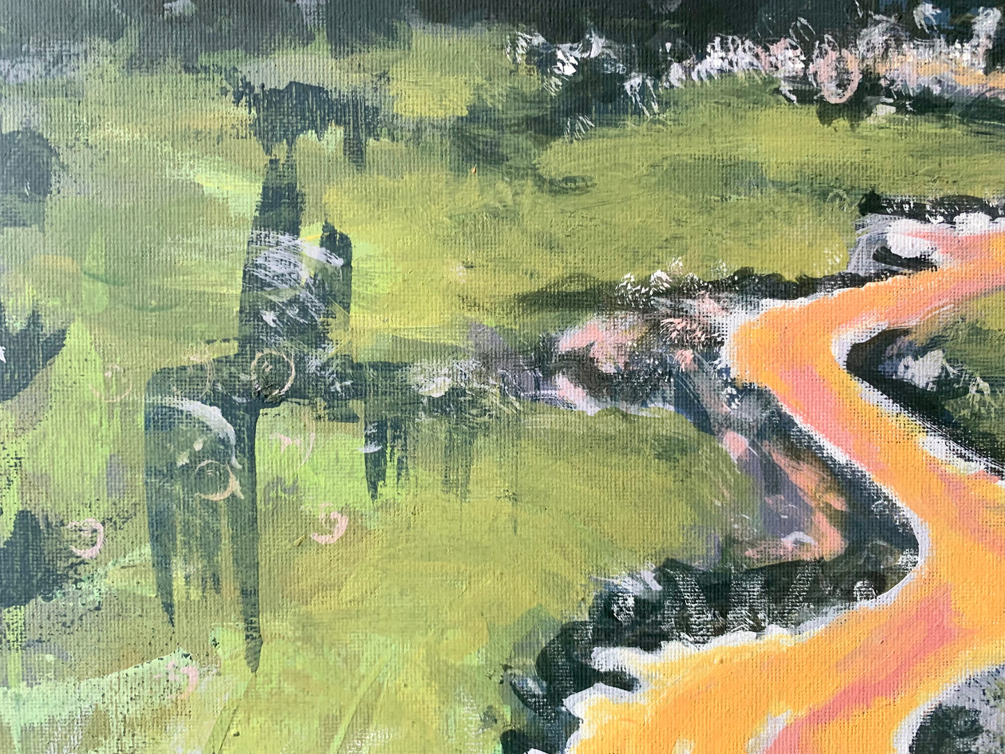 SUNSET RIVER | ORIGINAL PAINTING