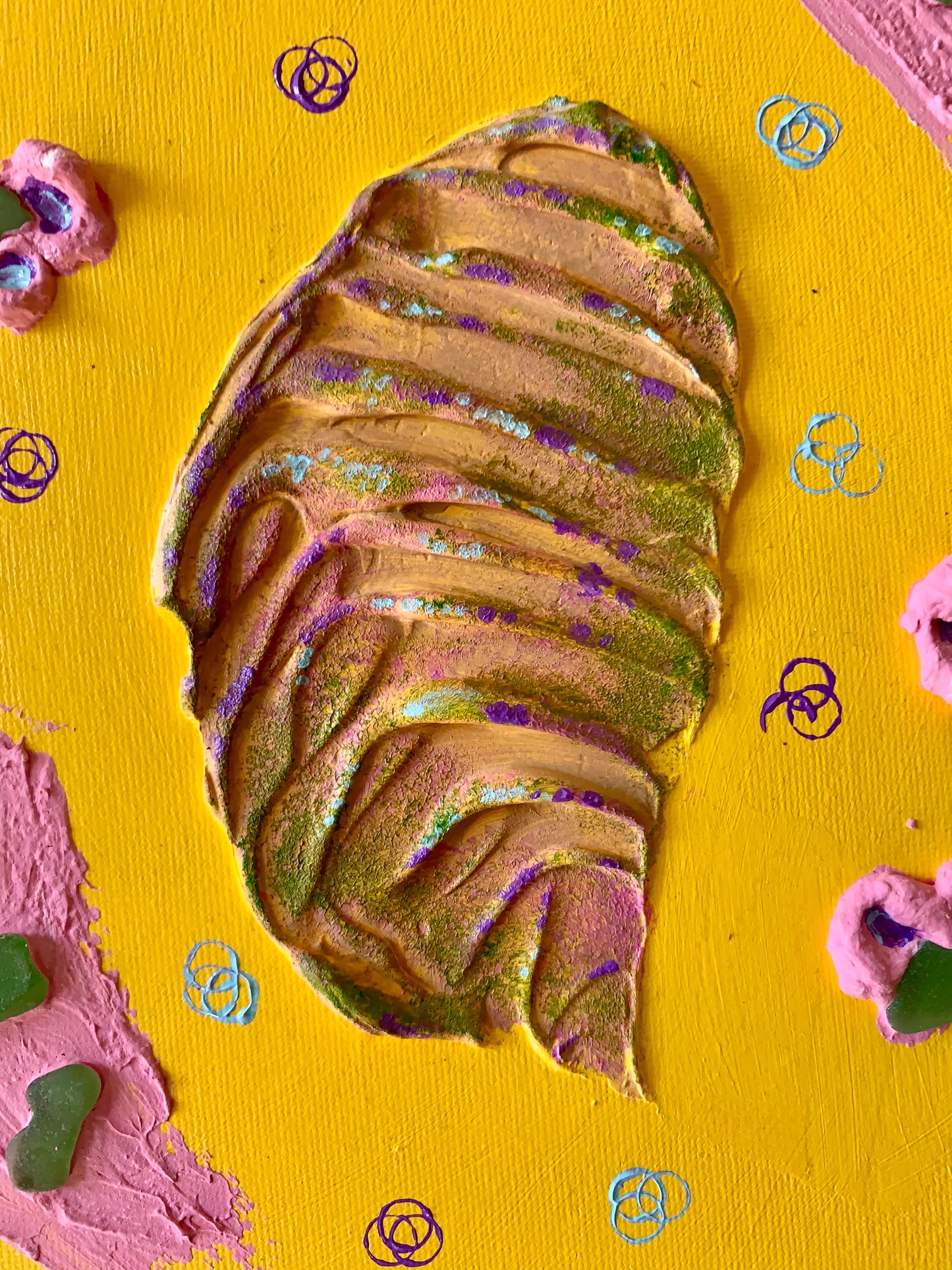 YELLOW CIRCLE | ORIGINAL PAINTING