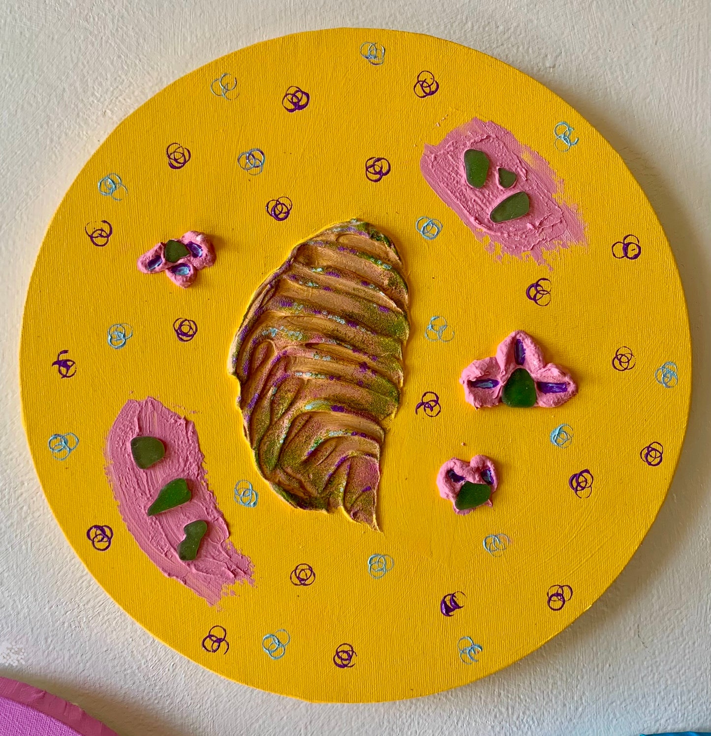 YELLOW CIRCLE | ORIGINAL PAINTING