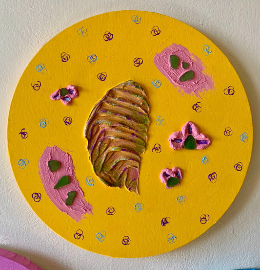 YELLOW CIRCLE | ORIGINAL PAINTING